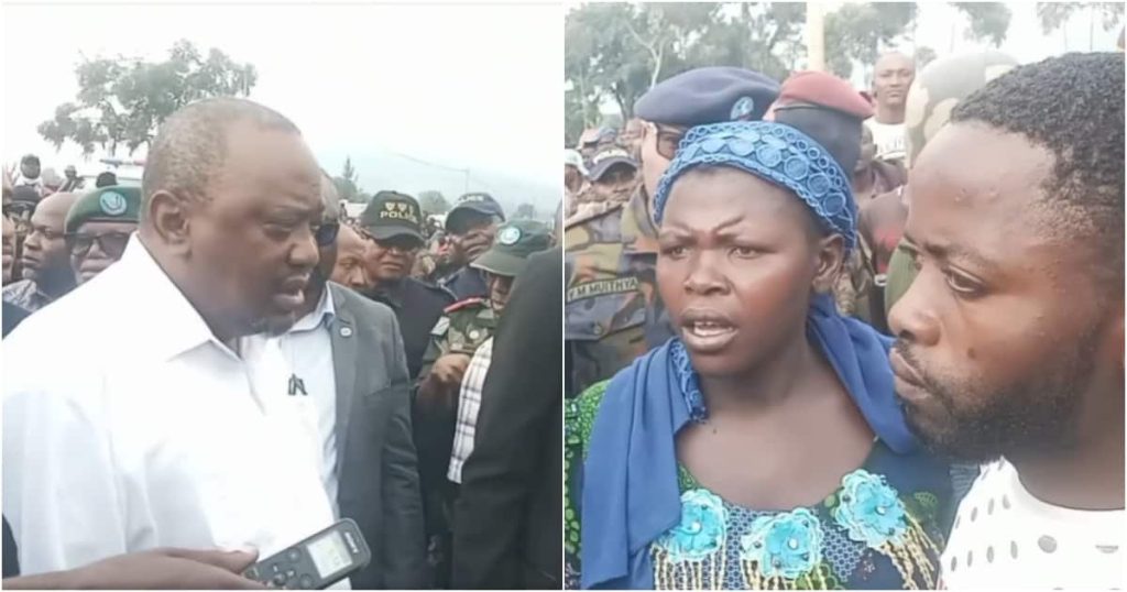 You are currently viewing Uhuru begs for protection from the war as he visits Goma in the DRC.