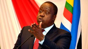 Read more about the article Matiang’i Arrives at the DCI Headquaters, Chaos Witnessed